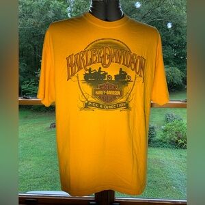 Richmond Harley Davidson Tee Shirt of the Iconic Main St. Station GUC Mens XXL